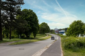 Dorfstraße Westerrönfeld Mittelholstein Nord-Ostsee-Kanal