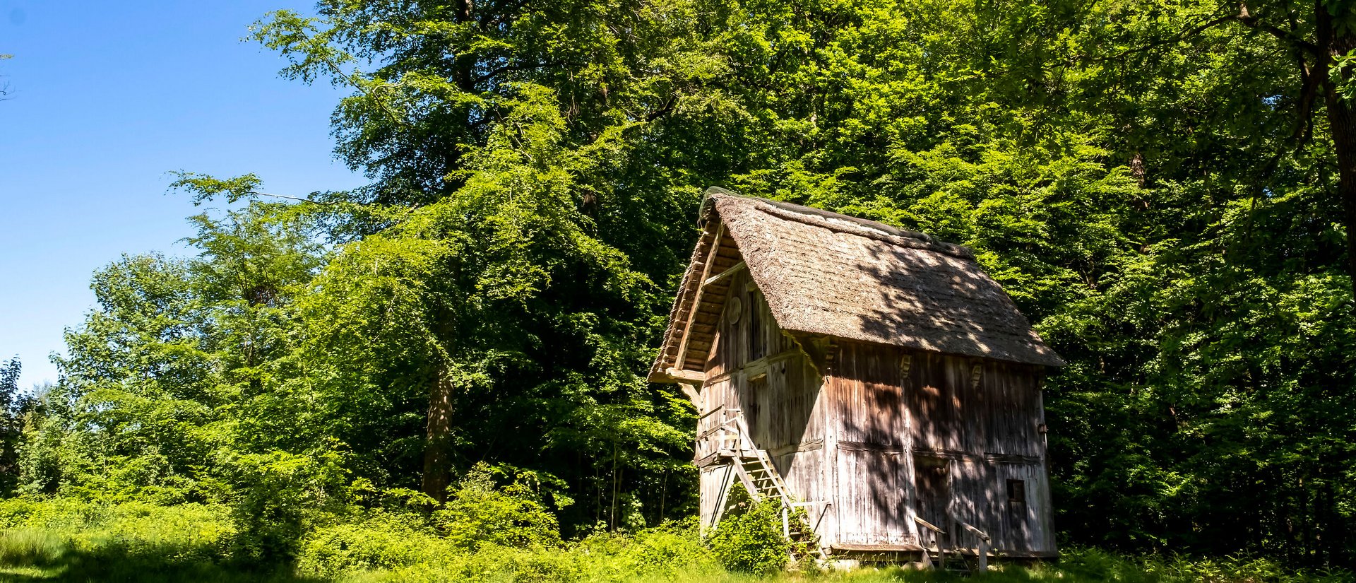 Historische Holz-Speicher in der Gemeinde Meezen im Amt Mittelholstein