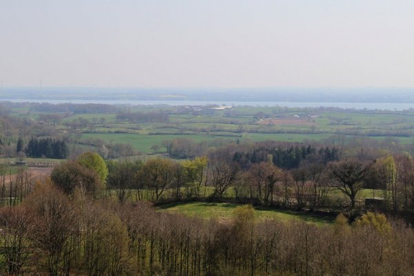 Panormablick über den Naturpark Hüttener Berge