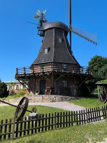 Todenbüttel (© mht.sh | Peter Lühr) Historische Galerieholländer-Mühle in der Gemeinde Todenbüttel im Amt Mittelholstein