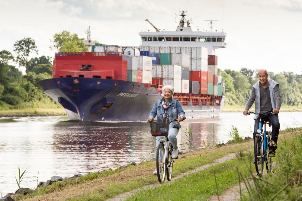 Mit den Schiffen fahren