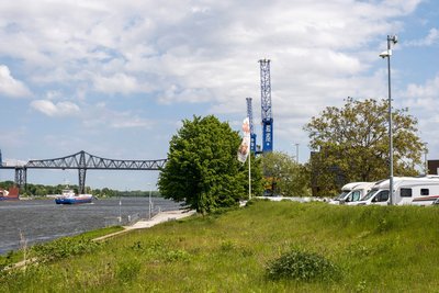 Wohnmobilhafen am Kanal-Café NOK