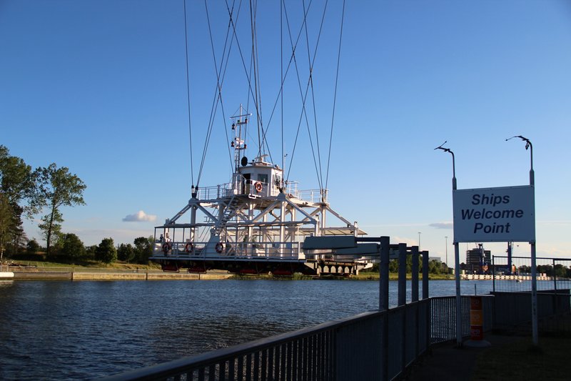 Die Schwebefähre in Rendsburg