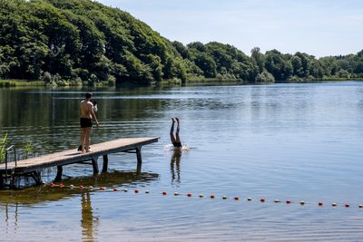 Badestelle am Pohlsee