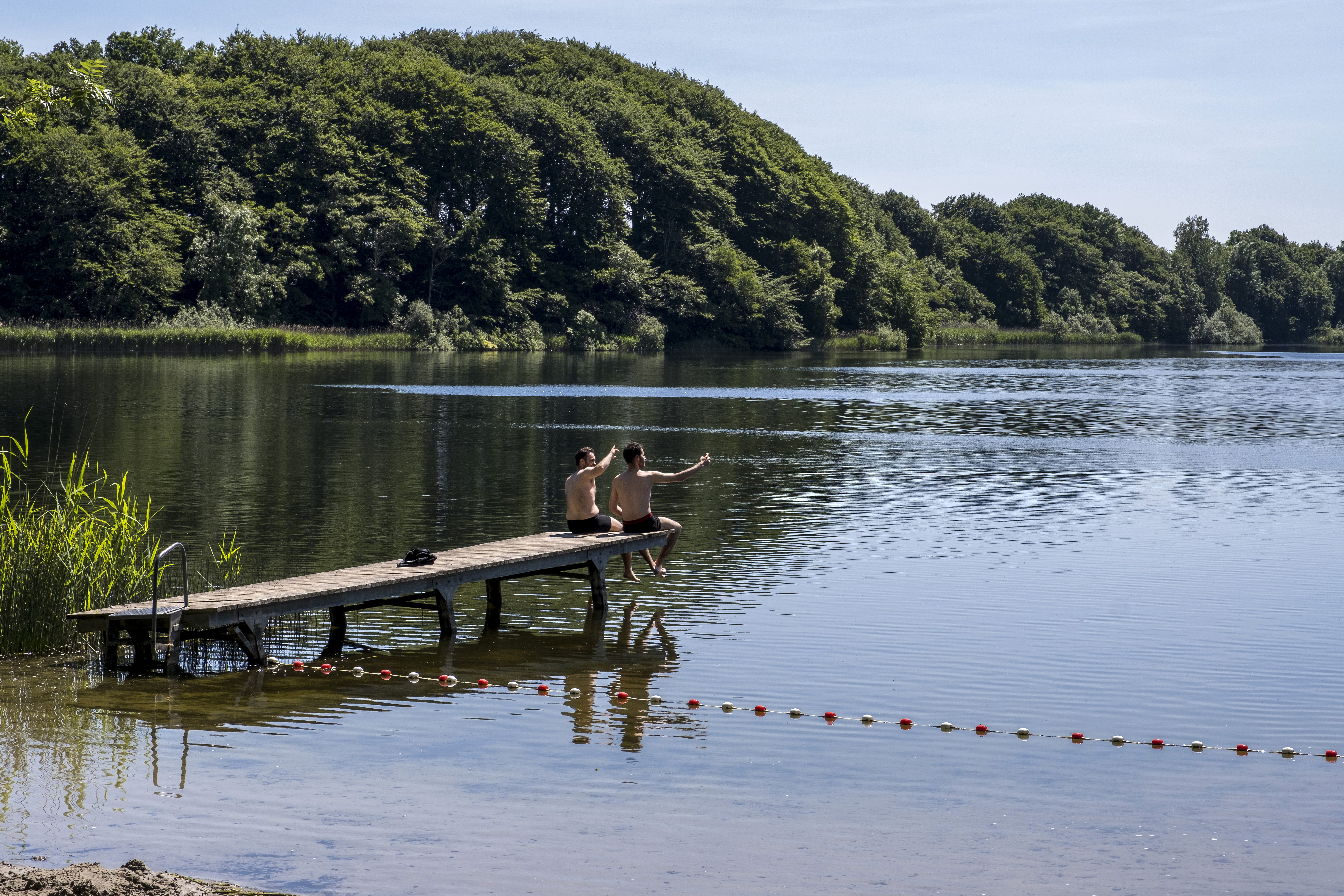 Badestelle Fischersiedlung am Brahmsee